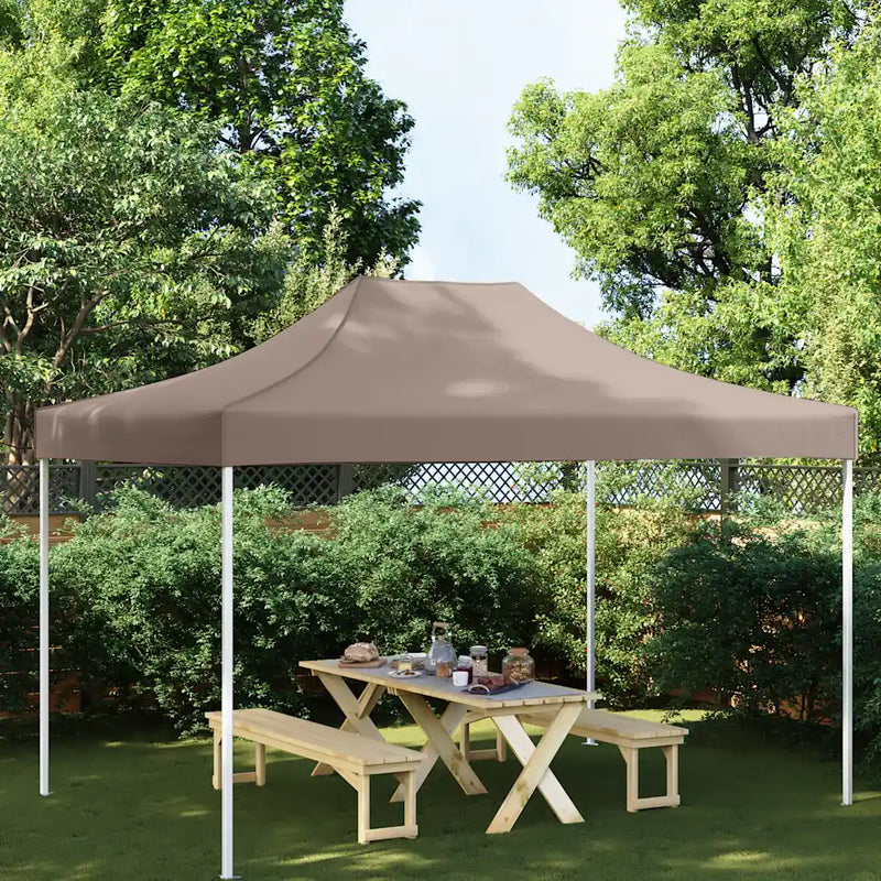 Party Tent Roof 4.5x3 m Taupe 270 g/m��