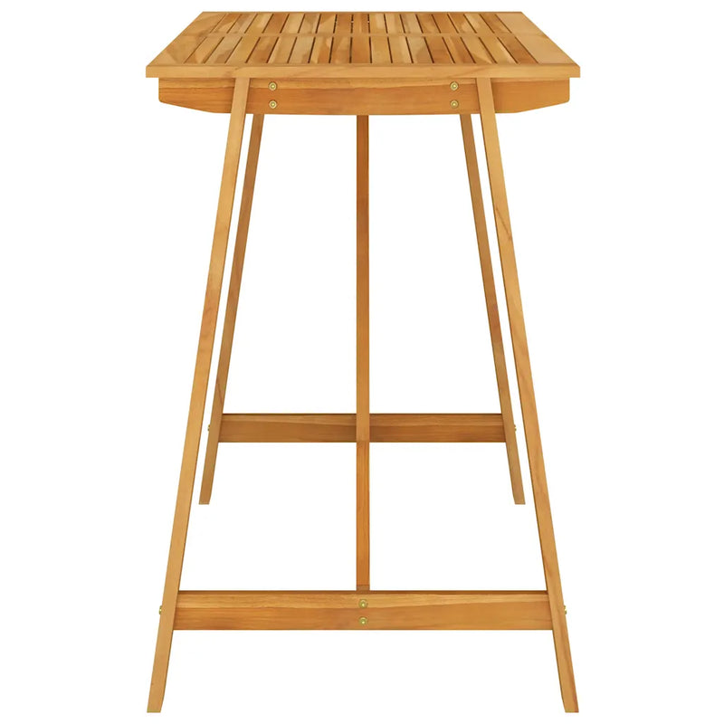 5 Piece Outdoor Bar Set Solid Acacia Wood