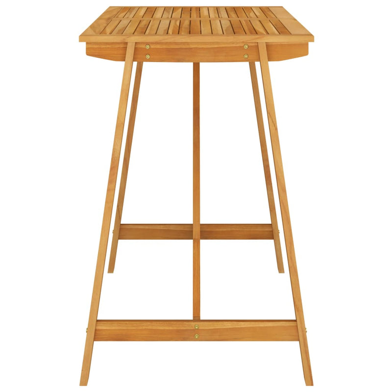 vidaXL 5 Piece Outdoor Bar Set Solid Acacia Wood