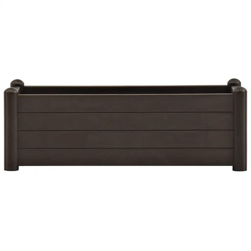 Garden Raised Bed PP Mocha 100x43x35 cm