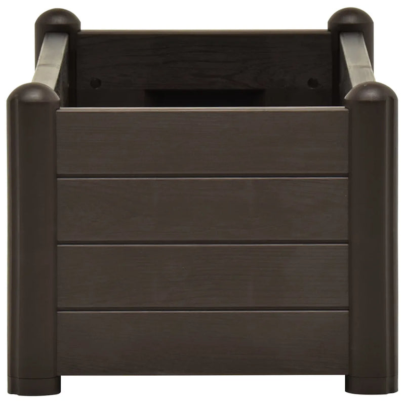 Garden Raised Bed PP Mocha 100x43x35 cm
