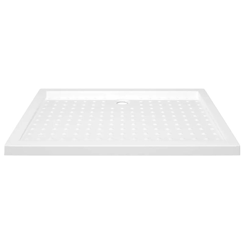 Shower Base Tray with Dots White 70x100x4 cm ABS