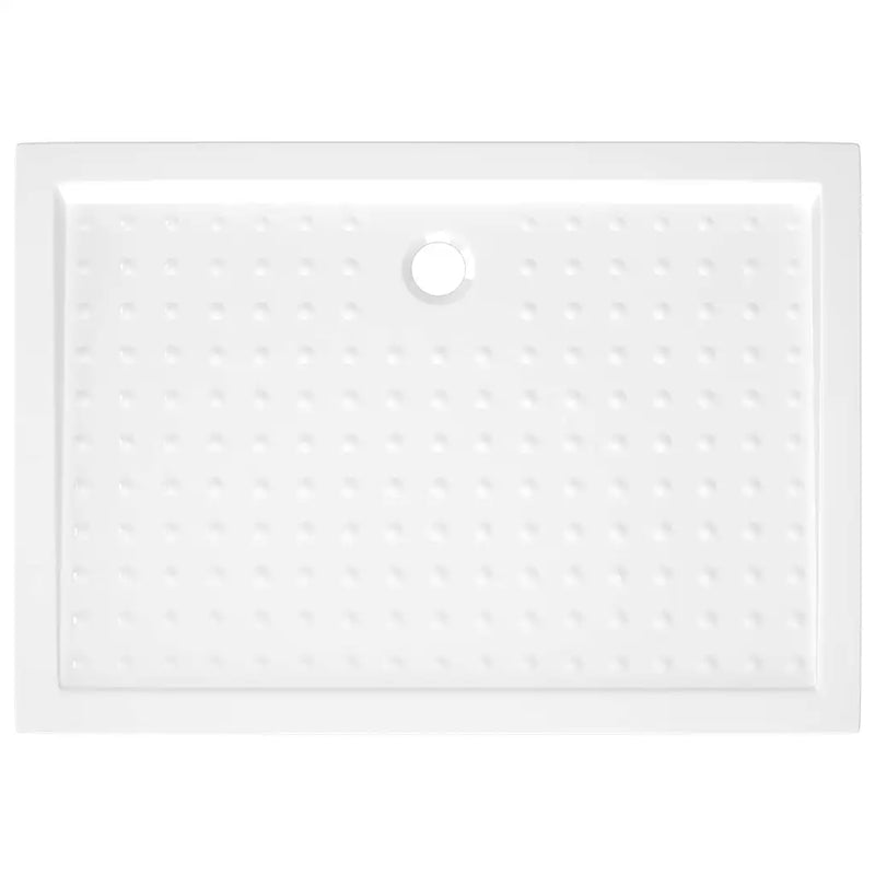 Shower Base Tray with Dots White 70x100x4 cm ABS