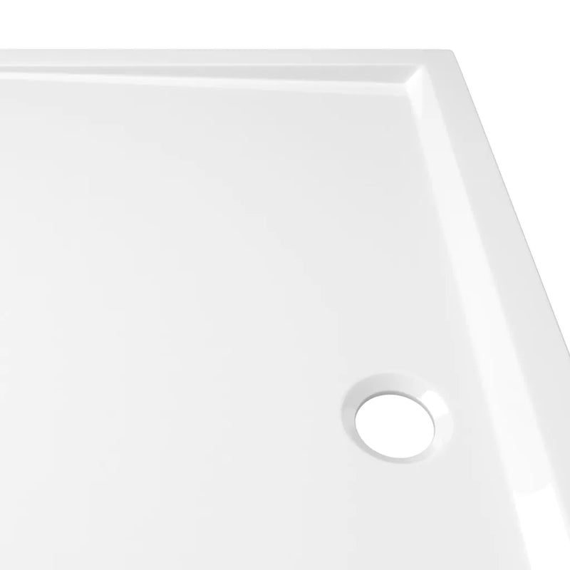 Rectangular ABS Shower Base Tray White 80x120 cm