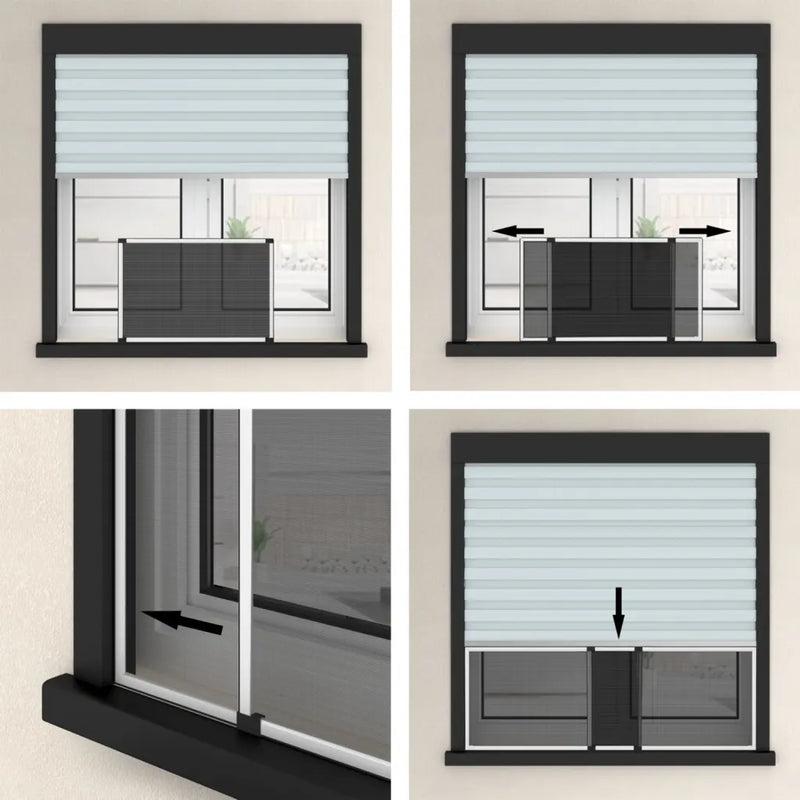 Extendable Insect Screen for Windows White (100-193)x75 cm