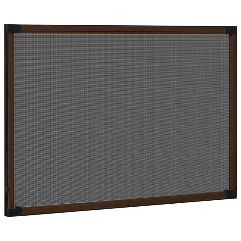 Extendable Insect Screen for Windows Brown (100-193)x75 cm