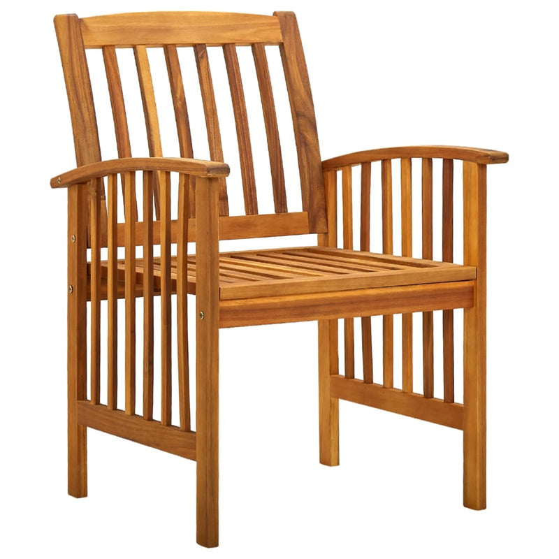 vidaXL 9 Piece Garden Dining Set with Cushions Solid Acacia Wood