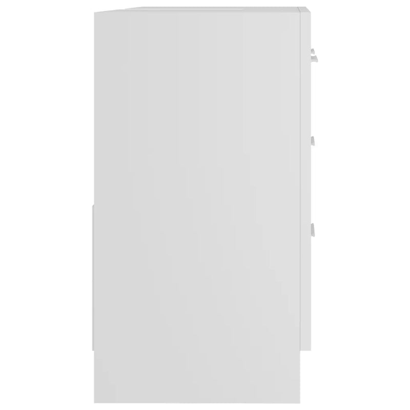 Sink Cabinet White 63x30x54 cm Engineered Wood