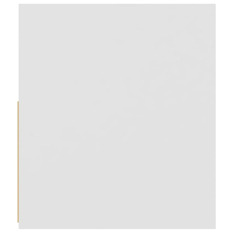 vidaXL TV Cabinet with LED Lights White 120x35x40 cm