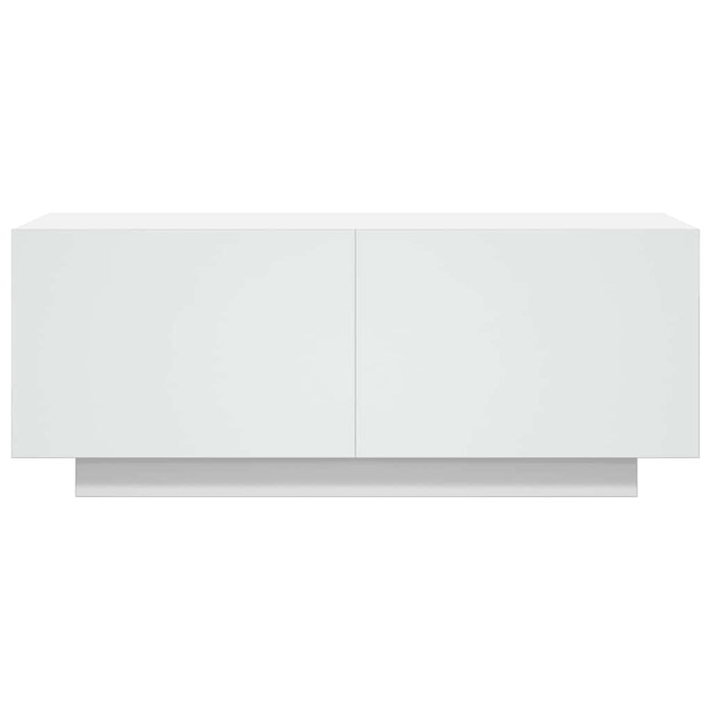 vidaXL TV Cabinet White 100x35x40 cm Engineered Wood