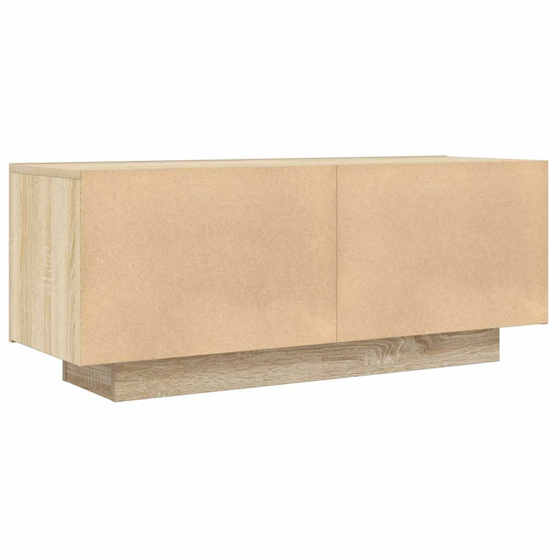 vidaXL TV Cabinet Sonoma Oak 100x35x40 cm Engineered Wood