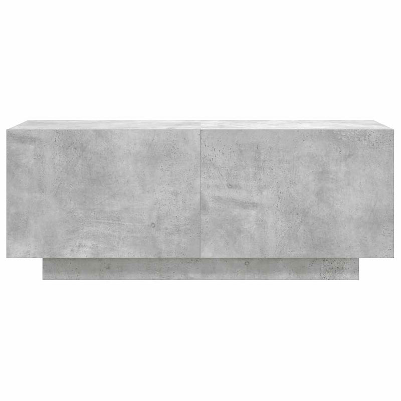 vidaXL TV Cabinet Concrete Grey 100x35x40 cm Engineered Wood