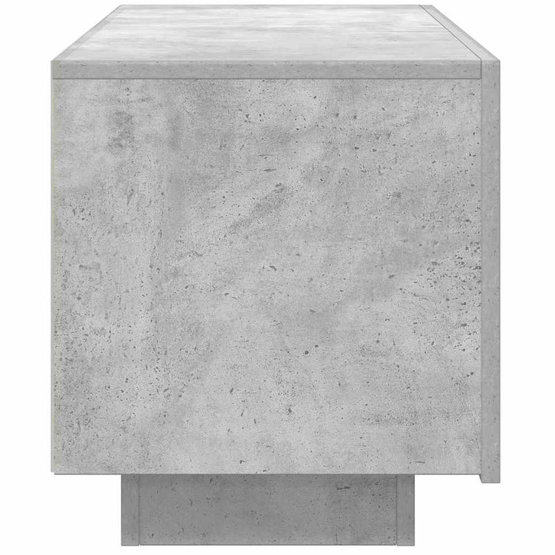 vidaXL TV Cabinet Concrete Grey 100x35x40 cm Engineered Wood