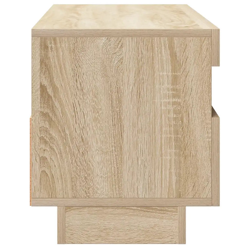 TV Cabinet with LED Lights Sonoma Oak 100x35x40 cm
