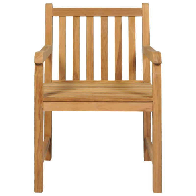 vidaXL 3 Piece Garden Dining Set 80x80 cm Solid Teak Wood
