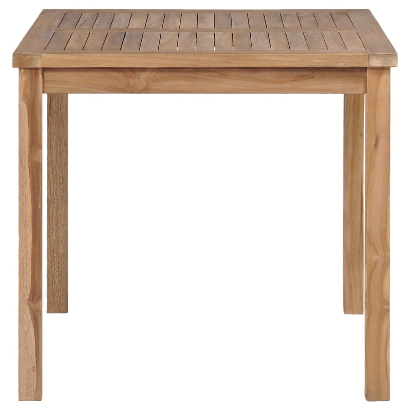vidaXL 3 Piece Garden Dining Set 80x80 cm Solid Teak Wood