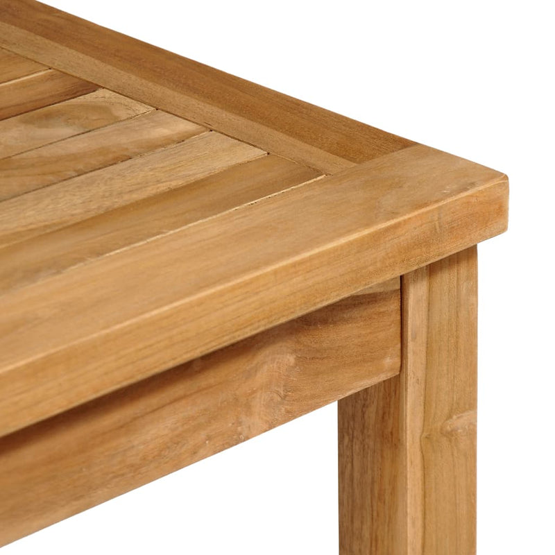 vidaXL 3 Piece Garden Dining Set 80x80 cm Solid Teak Wood