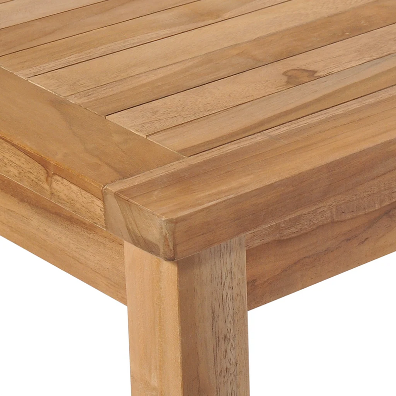 7 Piece Garden Dining Set 150x90 cm Solid Teak Wood