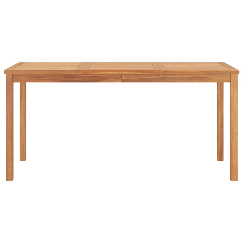 vidaXL 5 Piece Garden Dining Set 160x80 cm Solid Teak Wood