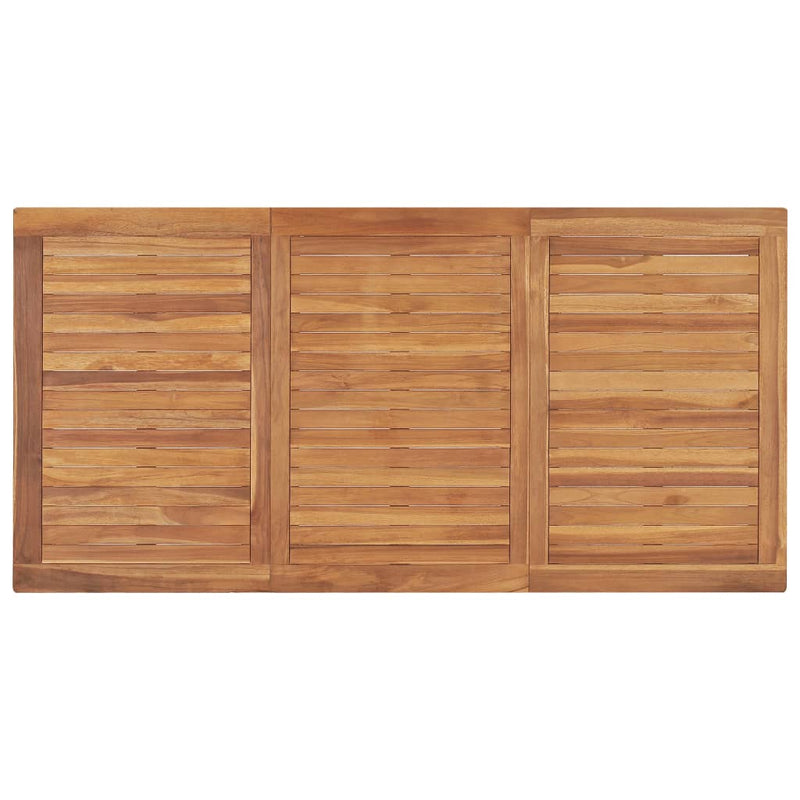 vidaXL 5 Piece Garden Dining Set 160x80 cm Solid Teak Wood