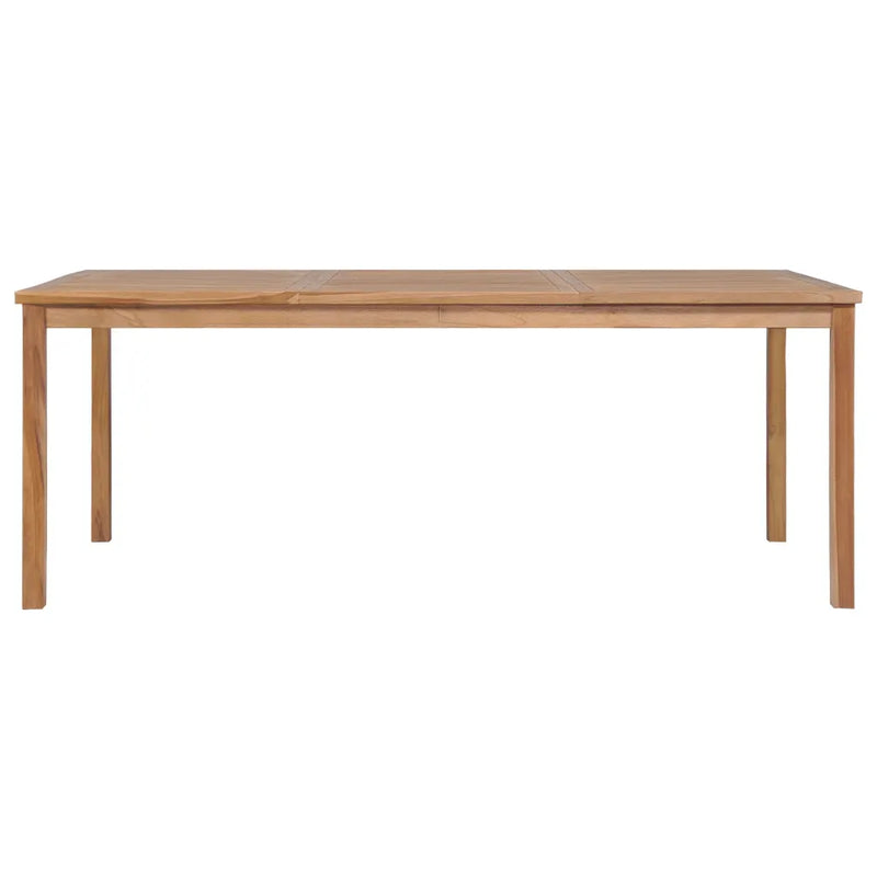 7 Piece Garden Dining Set 200x100 cm Solid Teak Wood
