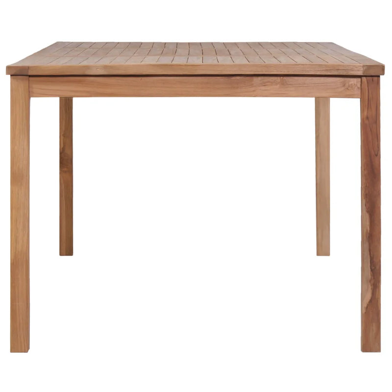 7 Piece Garden Dining Set 200x100 cm Solid Teak Wood
