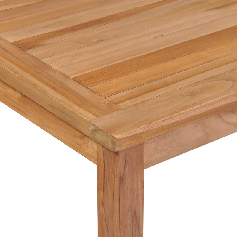7 Piece Garden Dining Set 200x100 cm Solid Teak Wood