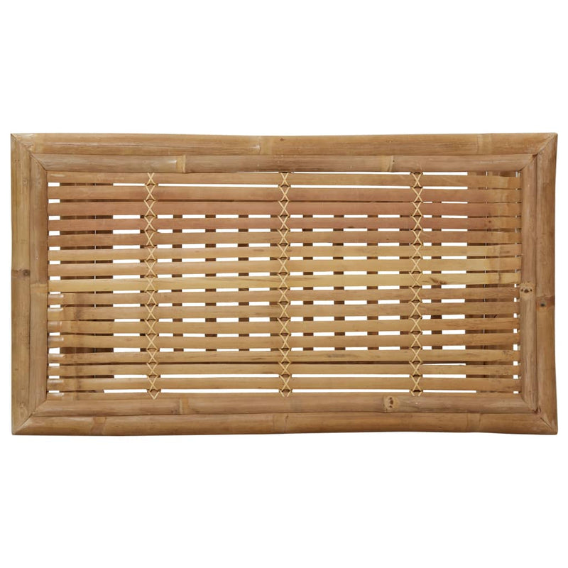 vidaXL 4 Piece Garden Lounge Set with Cushions Bamboo