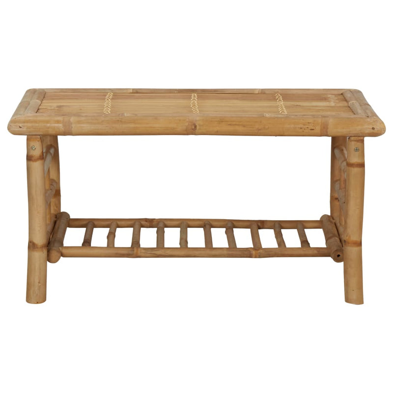 vidaXL 4 Piece Garden Lounge Set with Cushions Bamboo