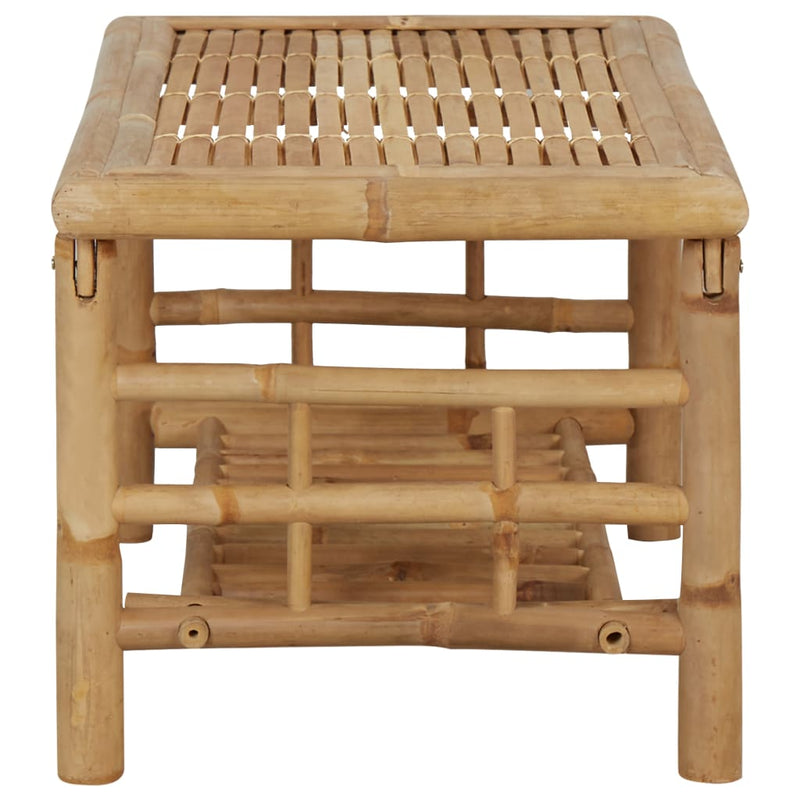 vidaXL 4 Piece Garden Lounge Set with Cushions Bamboo