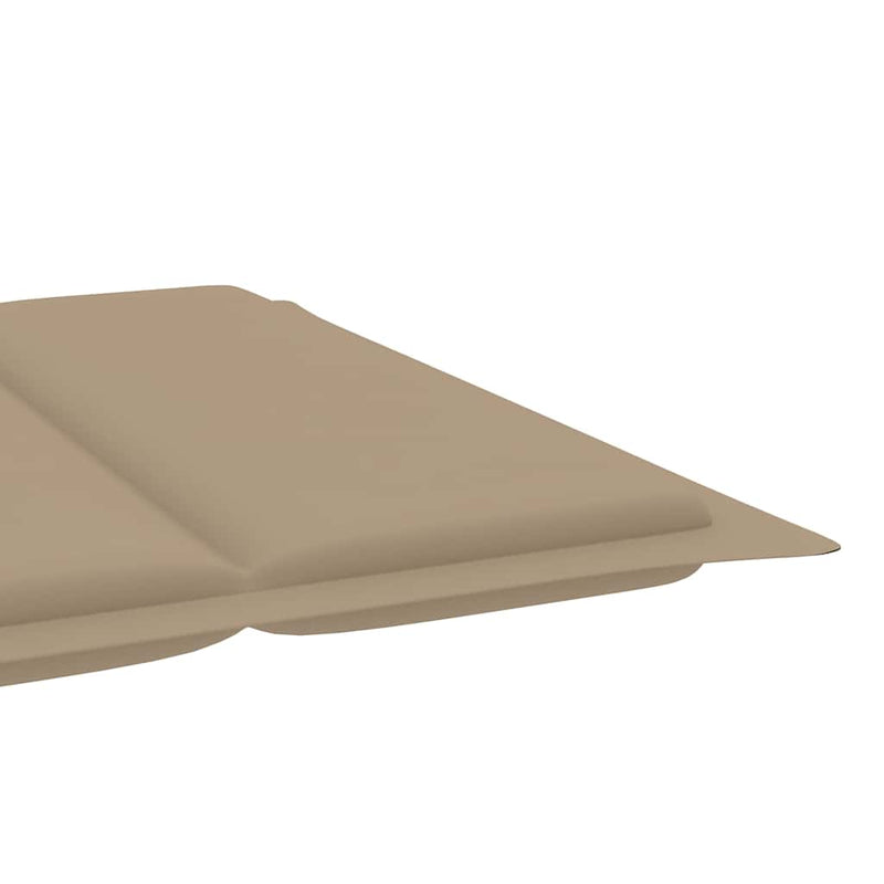 vidaXL Garden Sun Lounger with Cushion Solid Wood Acacia
