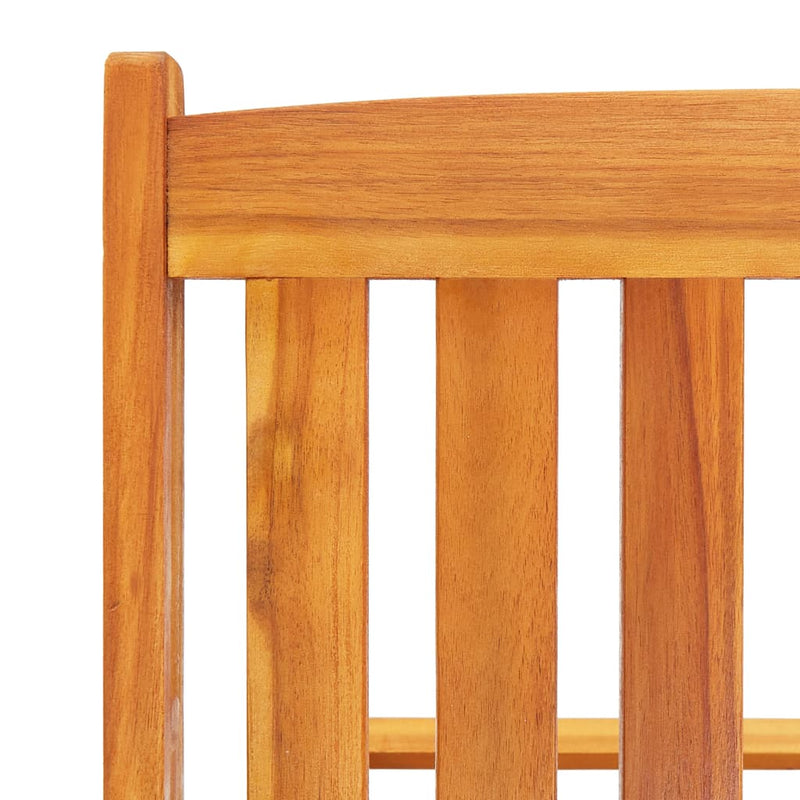 vidaXL Garden Sun Lounger with Cushion Solid Wood Acacia