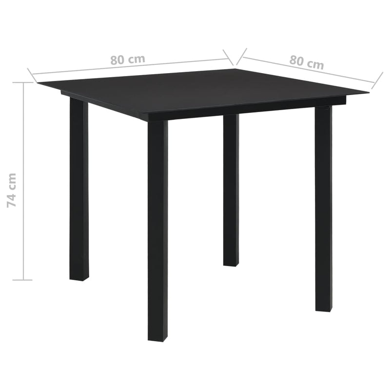 vidaXL 3 Piece Garden Dining Set