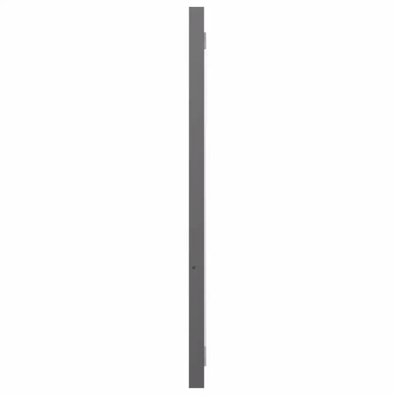 2 Piece Bathroom Furniture Set High Gloss Grey Engineered Wood