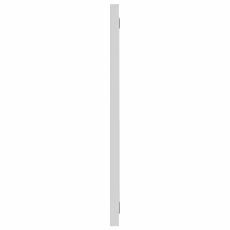 2 Piece Bathroom Furniture Set White Engineered Wood