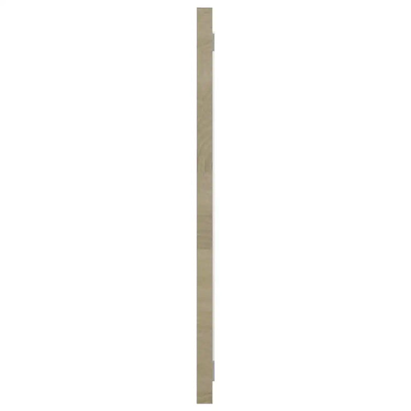2 Piece Bathroom Furniture Set White and Sonoma Oak Engineered Wood