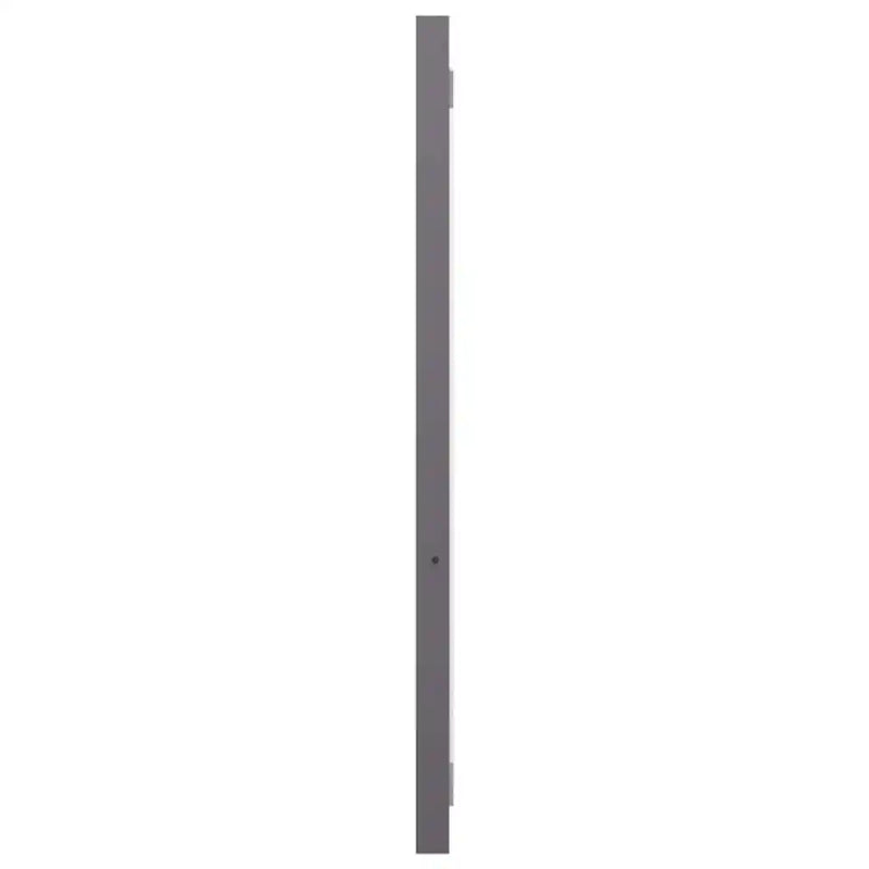 2 Piece Bathroom Furniture Set High Gloss Grey Engineered Wood