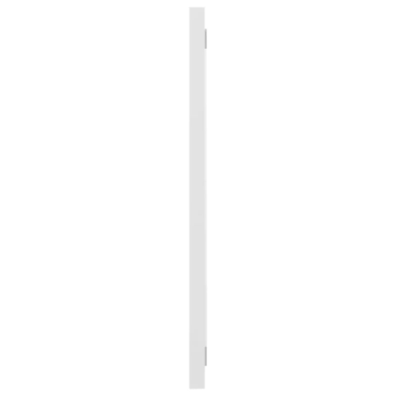 2 Piece Bathroom Furniture Set High Gloss White Engineered Wood
