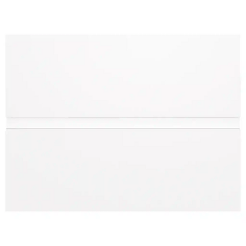 2 Piece Bathroom Furniture Set White Engineered Wood