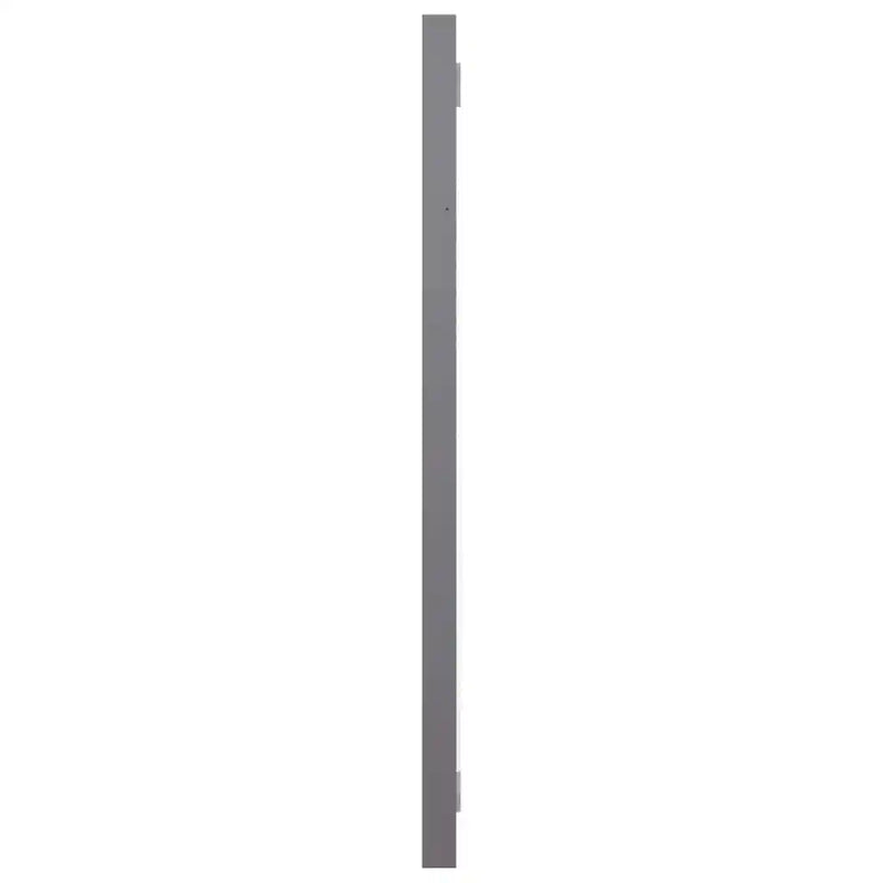 2 Piece Bathroom Furniture Set High Gloss Grey Engineered Wood