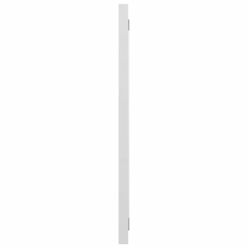 2 Piece Bathroom Furniture Set High Gloss White Engineered Wood