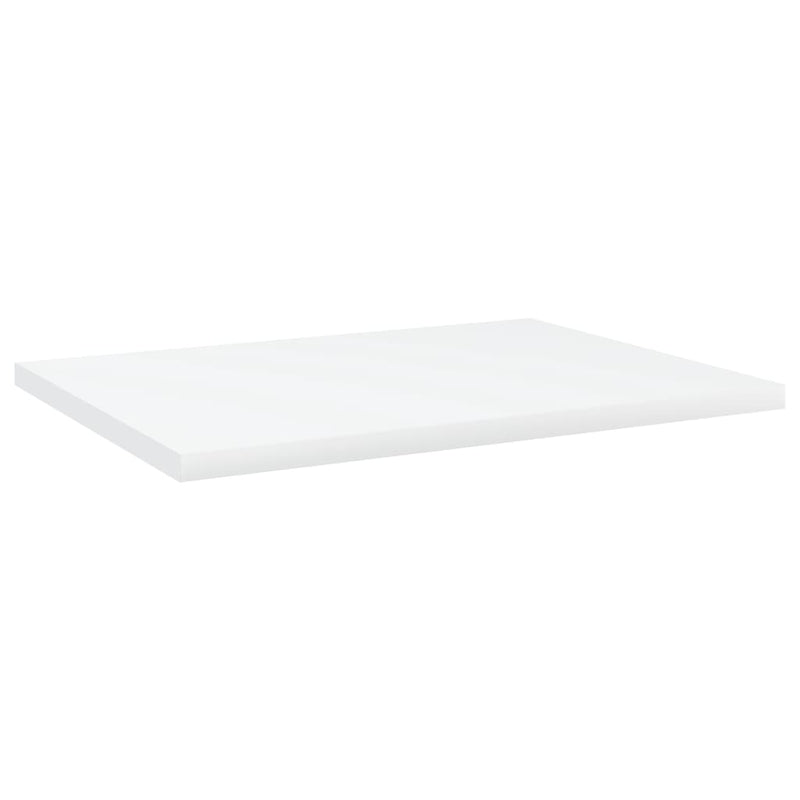vidaXL Bookshelf Boards 4 pcs White 40x30x1.5 cm Engineered Wood