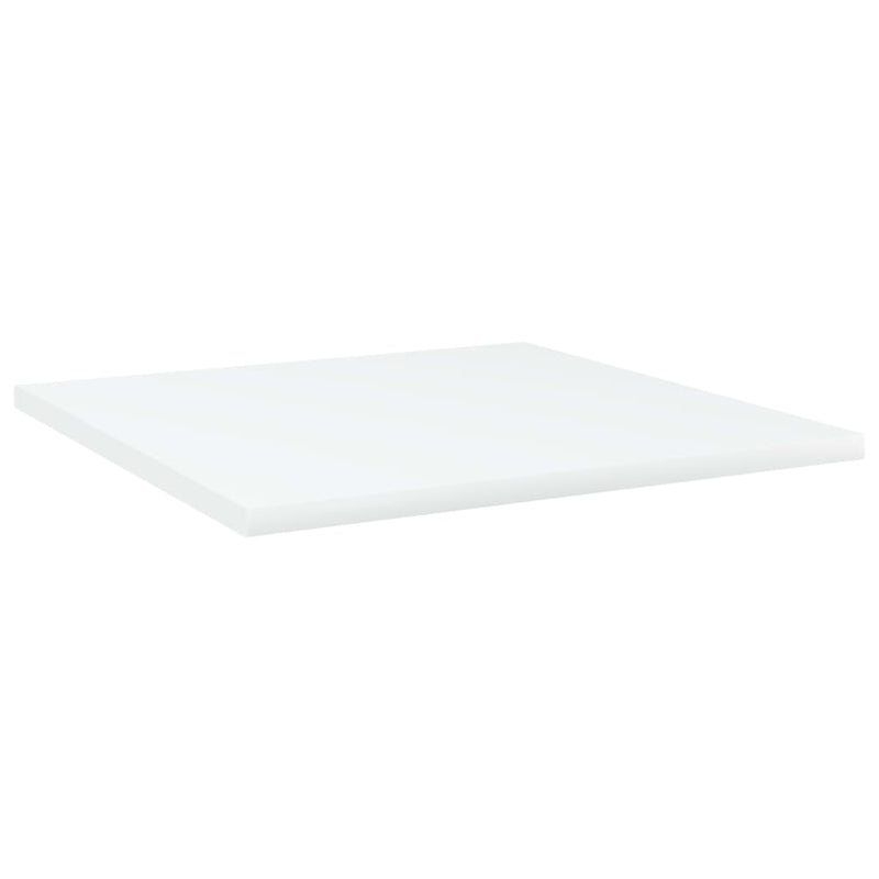 vidaXL Bookshelf Boards 4 pcs White 40x40x1.5 cm Engineered Wood