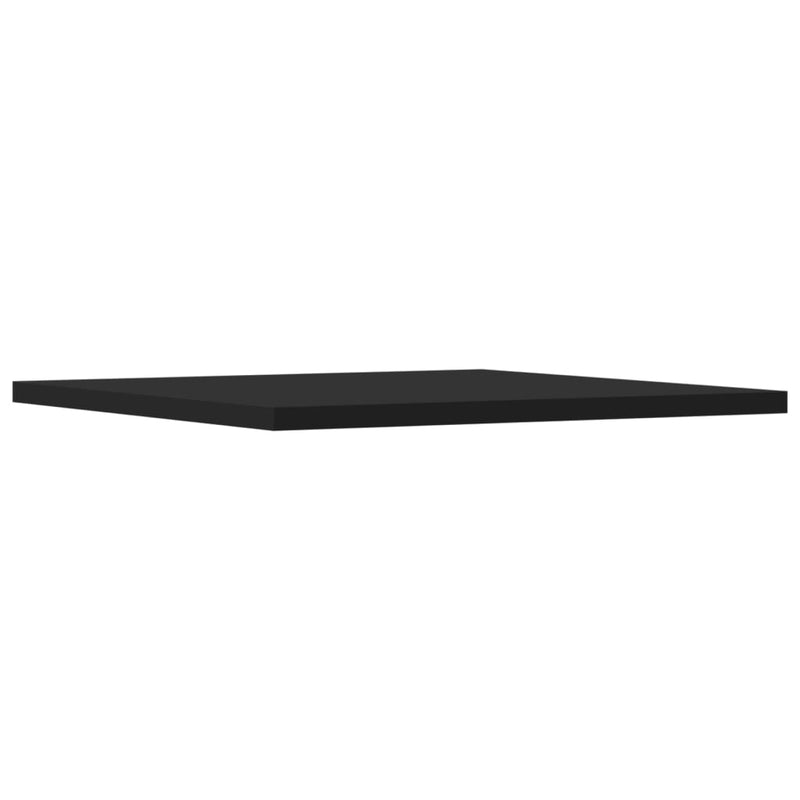 vidaXL Bookshelf Boards 4 pcs Black 40x40x1.5 cm Engineered Wood