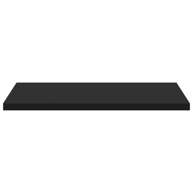 vidaXL Bookshelf Boards 4 pcs Black 40x40x1.5 cm Engineered Wood