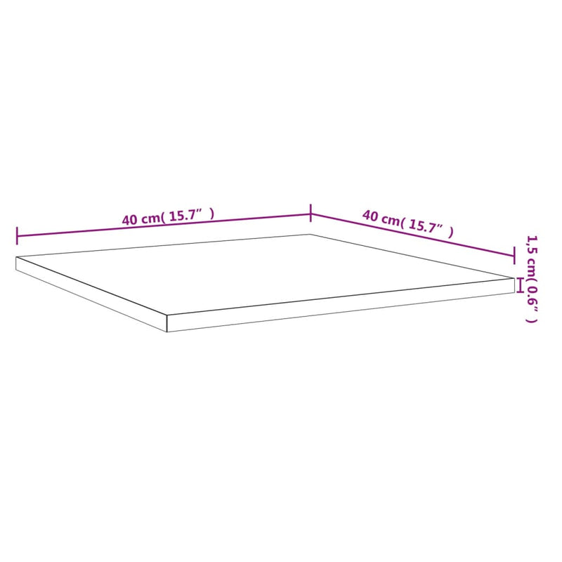 vidaXL Bookshelf Boards 4 pcs Black 40x40x1.5 cm Engineered Wood