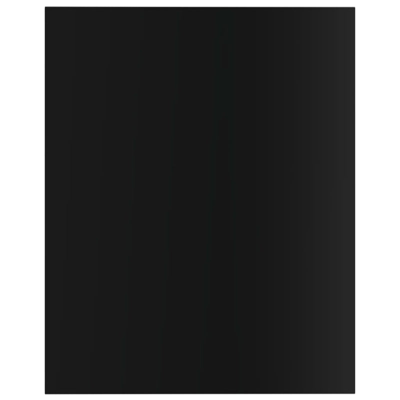 vidaXL Bookshelf Boards 4 pcs High Gloss Black 40x50x1.5 cm Engineered Wood