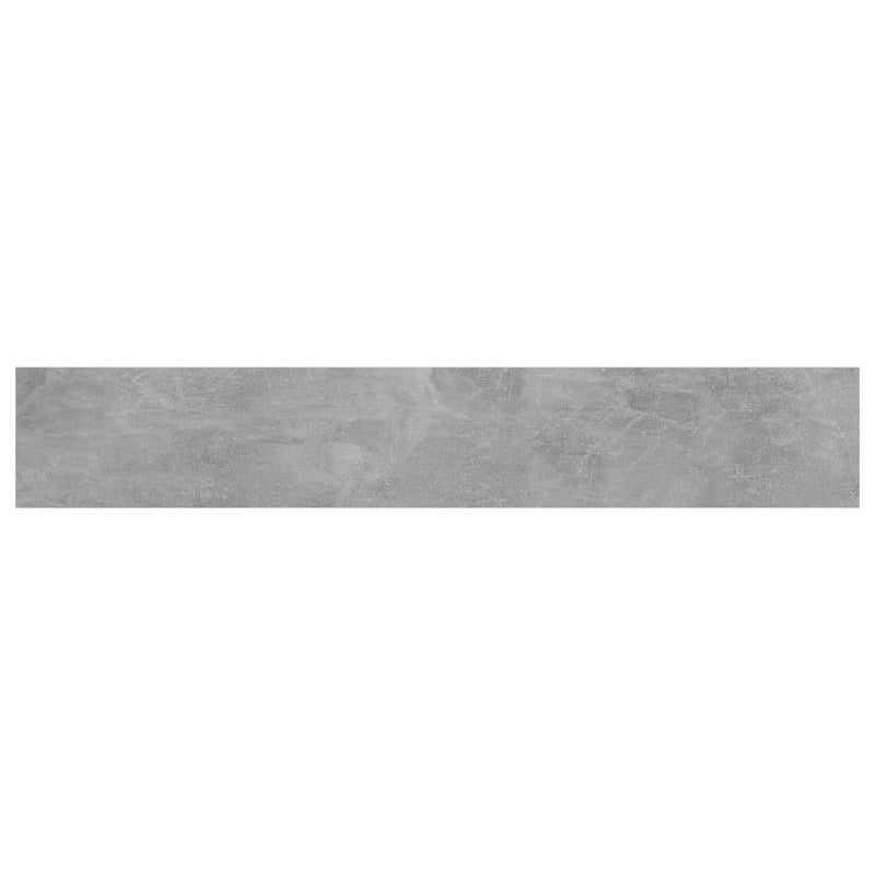 vidaXL Bookshelf Boards 8 pcs Concrete Grey 60x10x1.5 cm Engineered Wood
