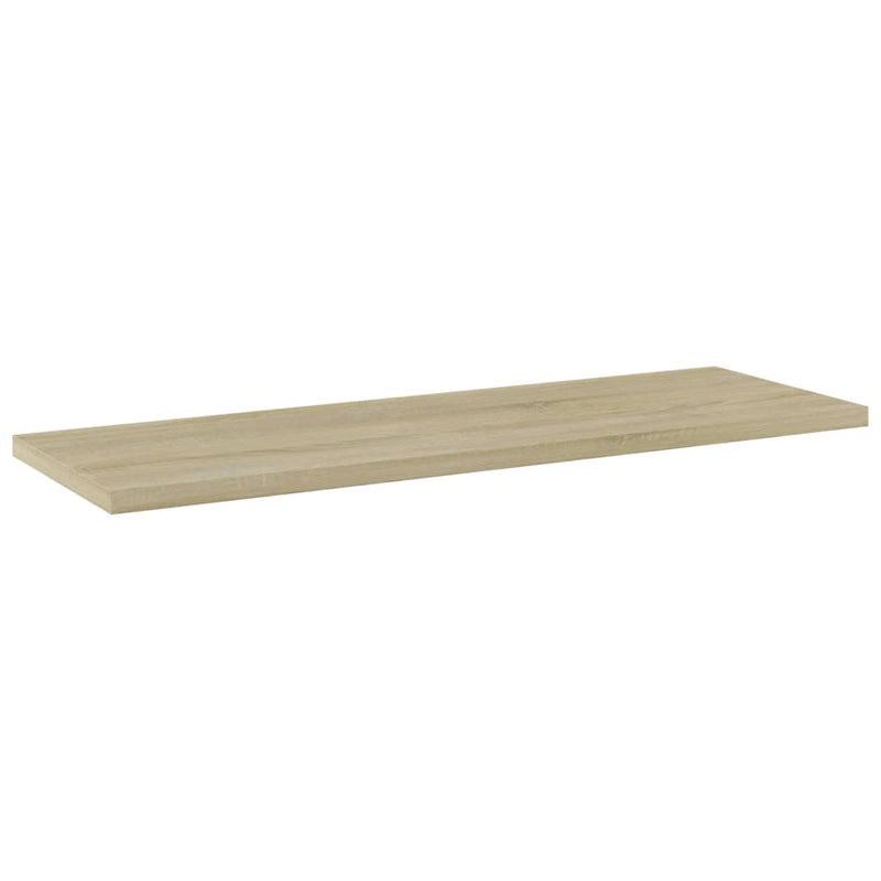 vidaXL Bookshelf Boards 8 pcs Sonoma Oak 60x20x1.5 cm Engineered Wood