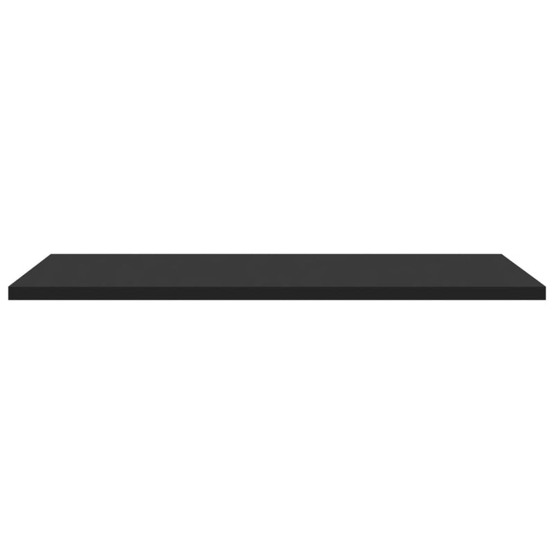 vidaXL Bookshelf Boards 8 pcs Black 60x30x1.5 cm Engineered Wood